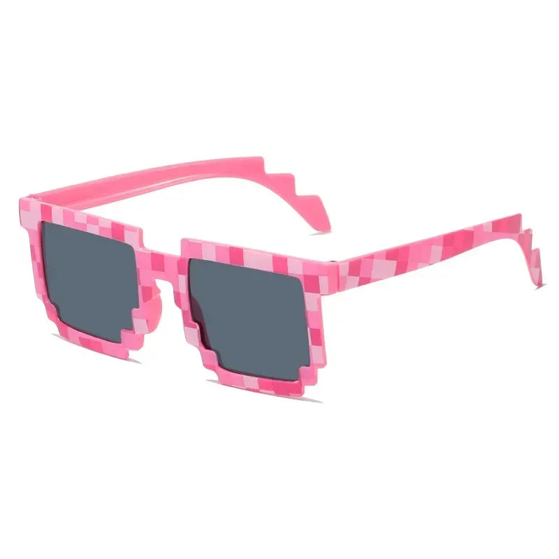Hot 20 Styles Fashion Sunglasses Kids Cos Play Action Game Toy Cosplay Square Glasses with EVA Case Toys for Children Gift