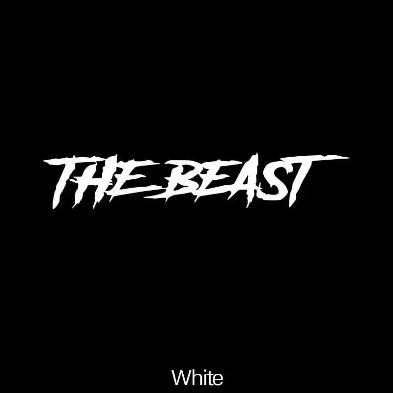 THE BEAST Stickers, For Car,Automobile,Motorbike,Trucks,Windows,Bumper,Waterproof Vinyl Decal