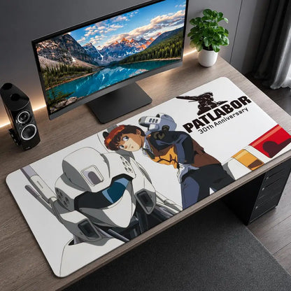 Patlabor Noa Izumi Mouse Pad Mouse Pad Anti-Slip Rubber Base Extended Desk Mat For Gamers Office Computer Accessories