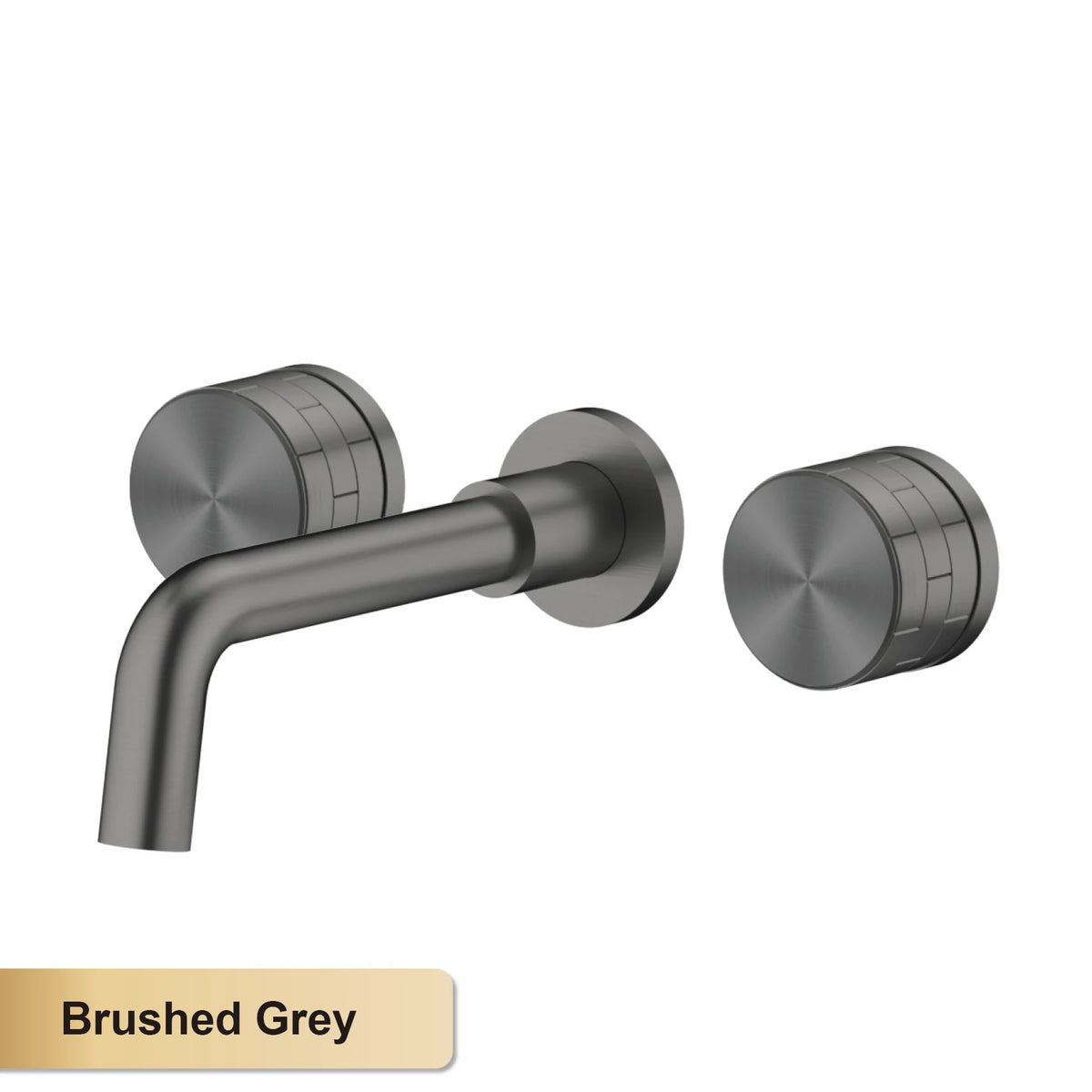 Luxury Black Bathroom Concealed Faucet Wall-Mounted Design, Double Handle, 3-Hole Cold and Hot Dual-Control Brass Basin Tap