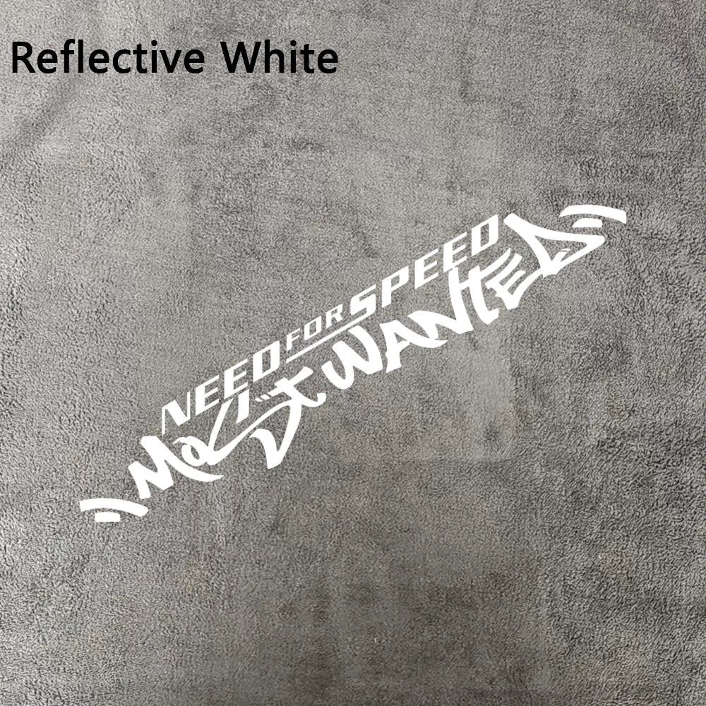 1pc Need For Speed Most Wanted Text Vinyl Sticker Waterproof Tuning Decal for Car Door Hood Window Side Body Decor
