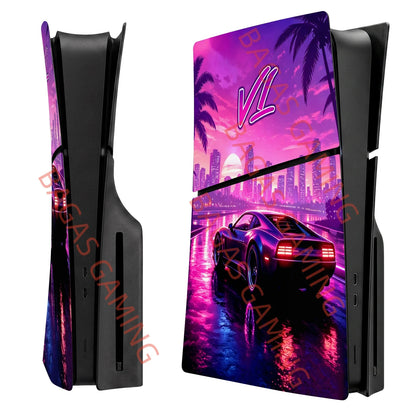 New GT Faceplate for PS5/Slim/Pro Disc Edition Anti-Scratch Case ABS Replacement Cover Skin for PS5 Console CD-ROM Accessories