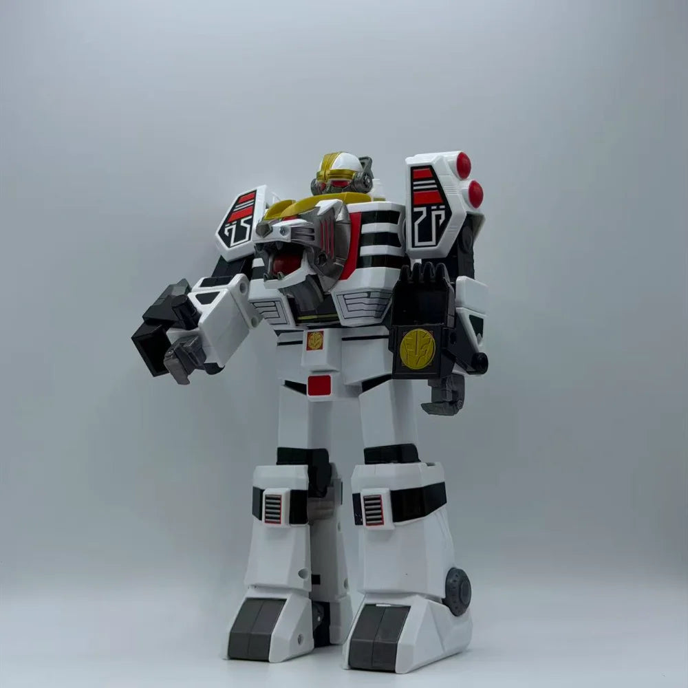 Playmates Mighty Morphin Power Rangers White Tigerzord Single Transform Mecha Loose Toy No Box