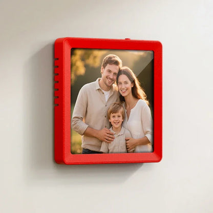 4" DIY Photo Frame Wireless Bluetooth Speaker Magnetic Design Desktop Picture Decor Audio Support Recording TF Card Playback