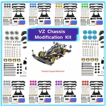 Tamiya Four-Wheel Drive Vehicle VZ Chassis Self-Made Upgrade And Modification Kit for Model Enthusiasts