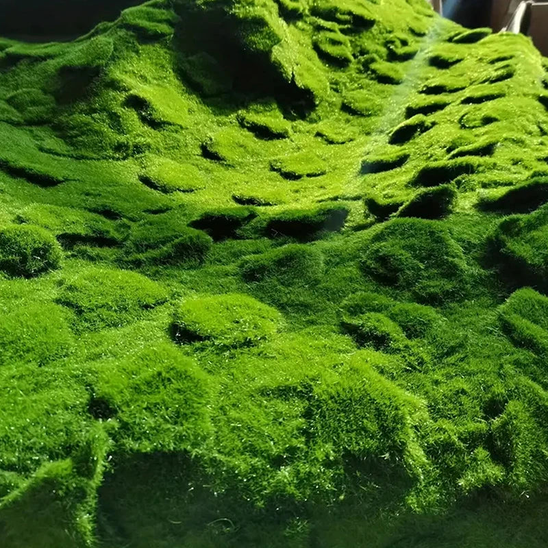 Simulation Artificial Moss False Grass Carpet, Bionic Lawn Paving Accessory, DIY Micro Landscape Decor for Bonsai Indoor Outdoor