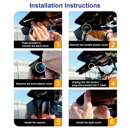 Fitcamx 4K Dash Cam for 2025 2026 Porsche 911 (992.2), OEM Integration Car DVR, 2160P Driving Recorder WiFi APP Control G-Sensor