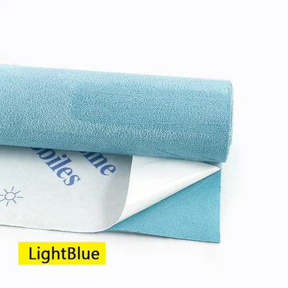 20x30cm 50*143cm Meetee Suede Fabric Self-adhesive Adhesive Cloth for Car Interior Modification Door Panel Workbench DIY Supply
