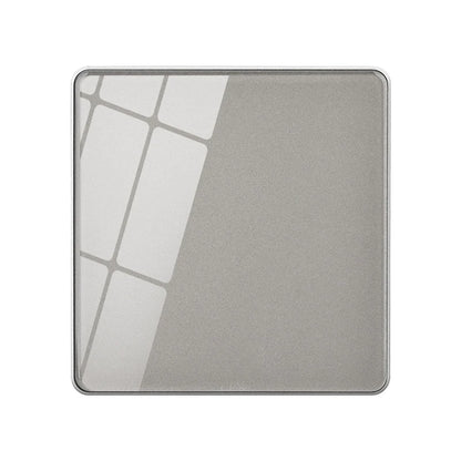 86X86MM Tempered Glass Wall Switch Socket EU FR UK Standard USB Charging Port 10A/13A 250V 1/2/3/4 Gang Crystal Panel