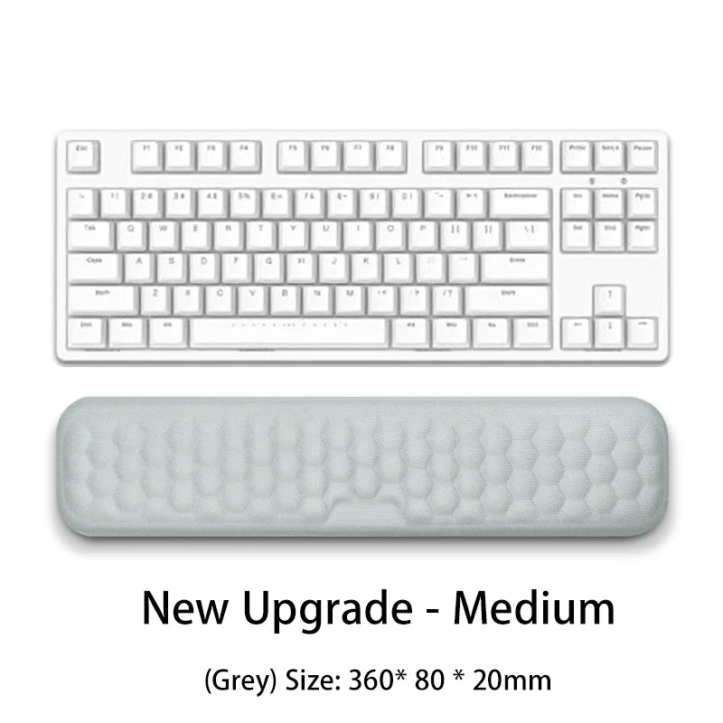 Keyboard Pad Set Memory Foam for Office Computer Laptop Easy Typing Pain Relief Keyboard Wrist Rest Mouse Pad Computer Mouse Pad