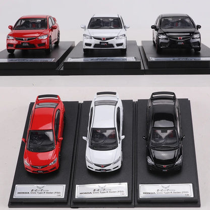 DCT 1:64 Honda Civic Type-R Sedan FD2 Alloy Model Car