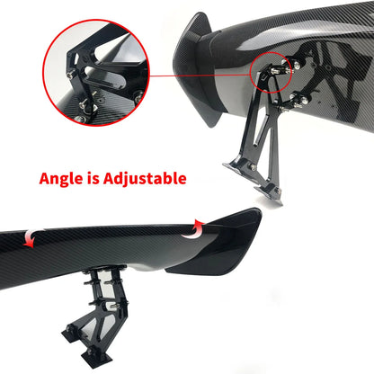 Universal GT Style Rear Spoiler Wing Tail Air Dam For 99% Sedan Body Kit Decoration Carbon Fiber Racing Body Kit Exterior Tuning
