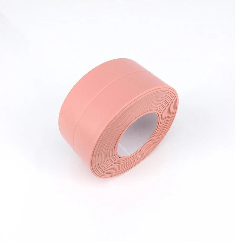 Bathroom Sealing Tape Self-adhesive Oil-Proof Kitchen Sink Caulk Seal Strip PVC Waterproof Shower Wall Sticker for Toilet Corner