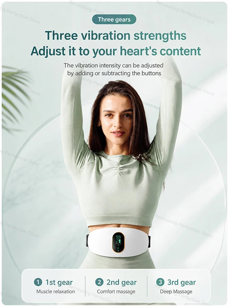 3 Modes Electric Fat Remover Body Massager for Belly Waist Arm Leg Butt Cordless Body Sculpting Machine Rechargeable
