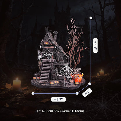 Piececool 3D Puzzles for Adult Shadowvale Manor Puzzles 3D Metal Model Kit Building Blocks for Halloween Decoration Best Gift