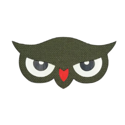 Cat Eyes Glow In Dark Patches Infrared IR Reflective Rubber Appliqued For Hats Helmet Uniform Backpack