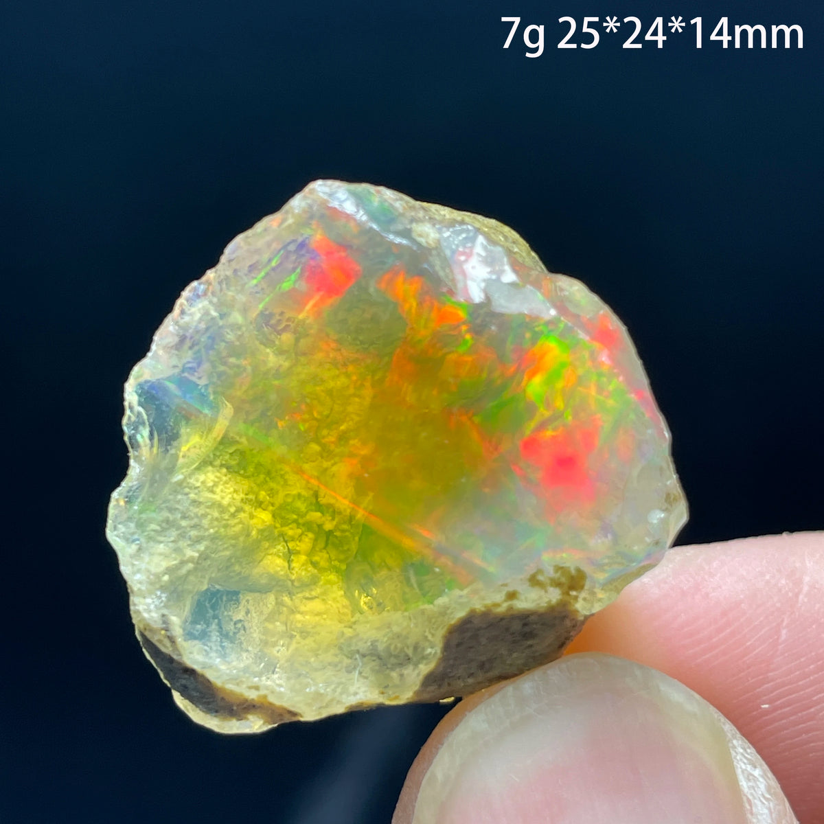 Natural Rare Colorful Ethiopia Opal (Need In Water) Gem Mineral Healing Quartz Crystals Gemstone Shooting Under Lighting