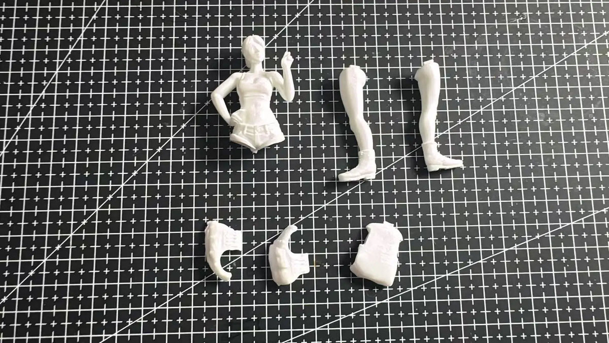 1/20 Die-casting Resin Model Assembly Kit, GK, Mechanical Driver, Unpainted Model Kit, DIY Collection Display