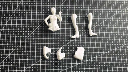 1/20 Die-casting Resin Model Assembly Kit, GK, Mechanical Driver, Unpainted Model Kit, DIY Collection Display