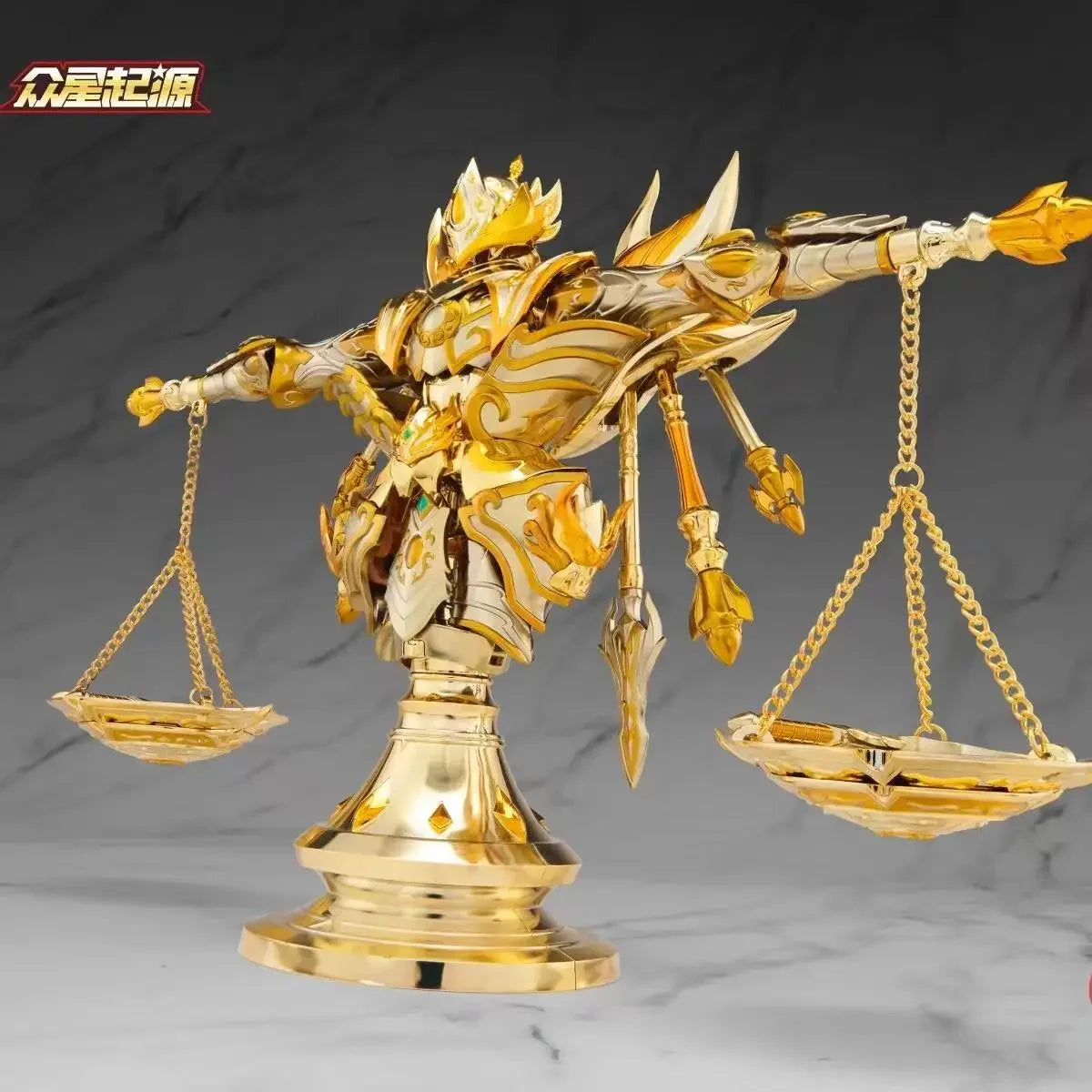 100% Saint Seiya Toypoint TP God Libra Dohko SOG And Totem Gold Knights Of The Zodiac Anime Collection Figures Model