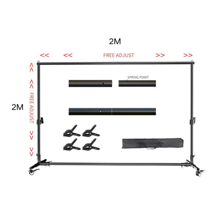 Background Stand Photo Frame Photography Crossbar Wedding Outdoor Bithday Decoration School Photographic Backdrop Party