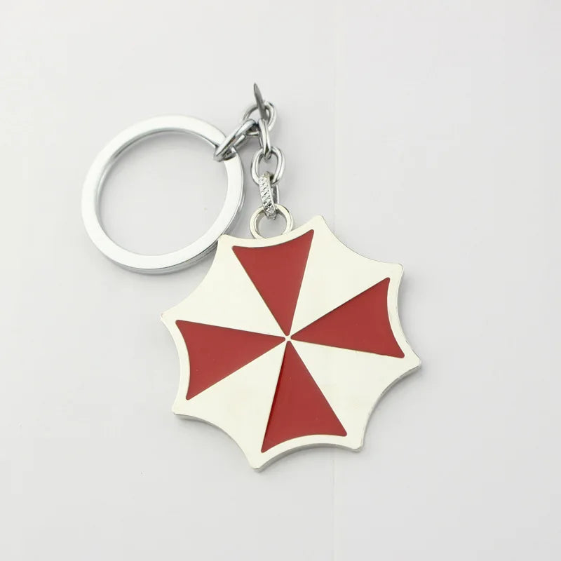 Resident Evil Metal Keychain Necklace Series STARS Badge Pendant 2026 Umbrella Corporation Cosplay Accessory Gift Collectible