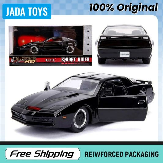 In-Stock JADA Knight Rider K.I.T.T. 1982 Pontiac Firebird 1:32 Alloy Die-cast Car Model Original Collecting hobbies Holiday Gift