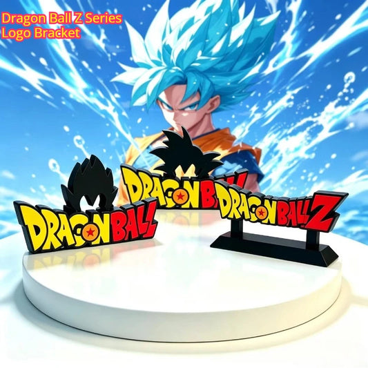 3D Printed Anime Dragon Ball LOGO Figures Stand18CM Decorations Base Super Saiyan Stand Up Display Board Model Toys & Gifts