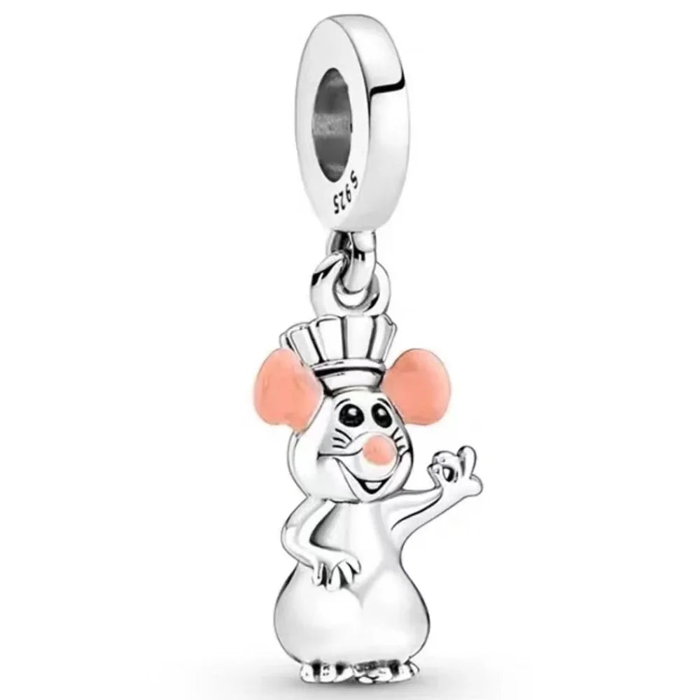 Hot selling 925 sterling silver Disney cartoon wizard charm bead pendant, suitable for original DIY bracelet, women's birthday