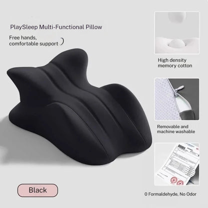Couples Butt Cushion Adults Sitting Lying Bed Waist Cushion Memory Foam Office Chair Washable Backrest & Lumbar Support