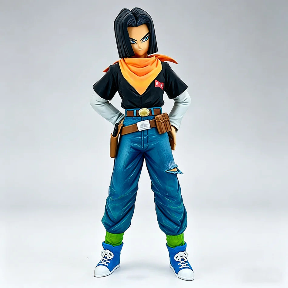 26CM Dragon Ball Z Android 18 Anime Figure Action Figures Pvc Model Statue Collection Decoration Toys Ornaments Christmas Gift