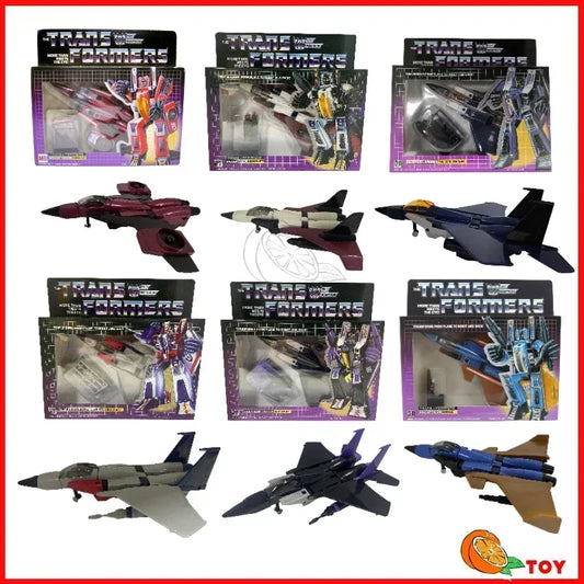 In Stock Transformers Toys US Version G1 84-86 KO Series Starscream Dirge Model Robot Collection Action Figures Toys Gifts Hobby