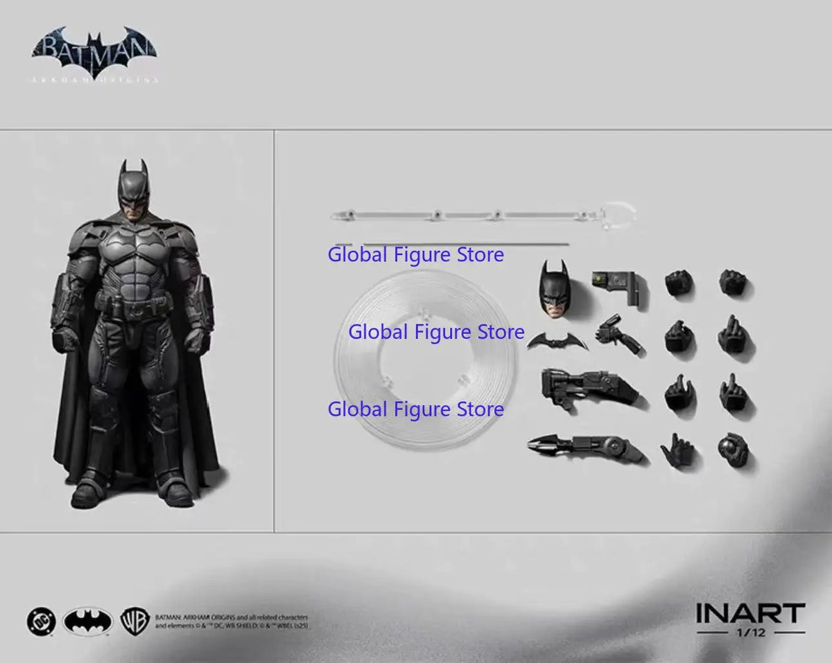 Spot Goods INART - Batman: Arkham Origins - 1/12 Scale Batman Action Figure