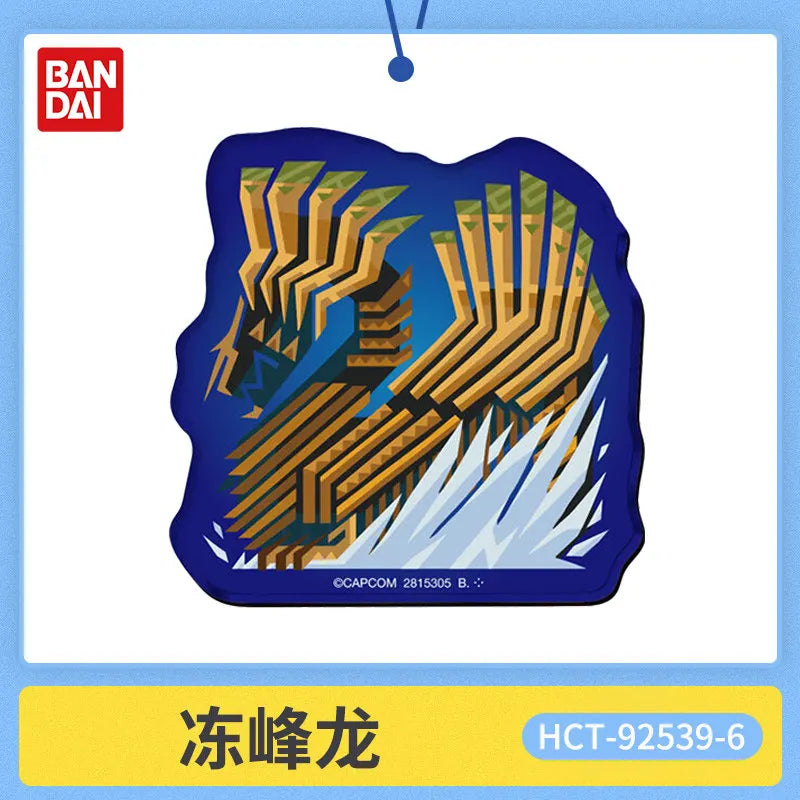 In Stock New Monster Hunter Refrigerator Magnet Fridge Decoration Collectible Creative Model Toys Anime Periphery Friend Gift