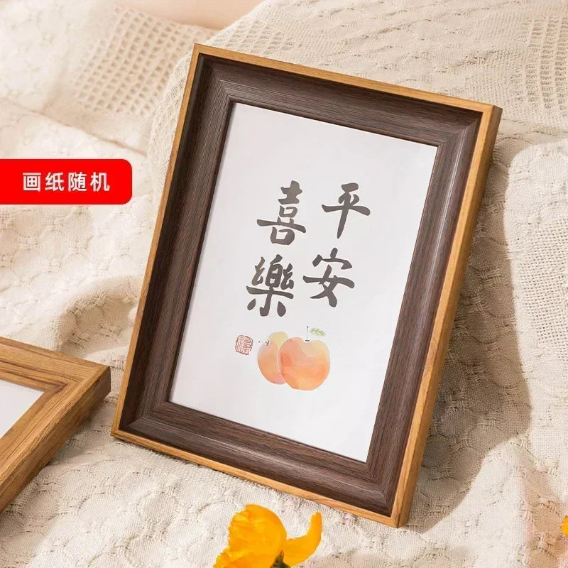 American Simplicity Picture Frame A3 A4 Family Photo Frame Wall Decorative Ornaments for Living Room Bedroom Acrylic Home Decor
