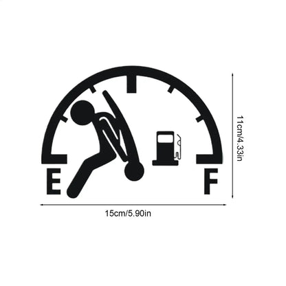 Car Stickers Reflective Car Tank Cap Stickers Decal Waterproof Exterior Sign Funny Car Tank Pointer Sticker Auto Decoration