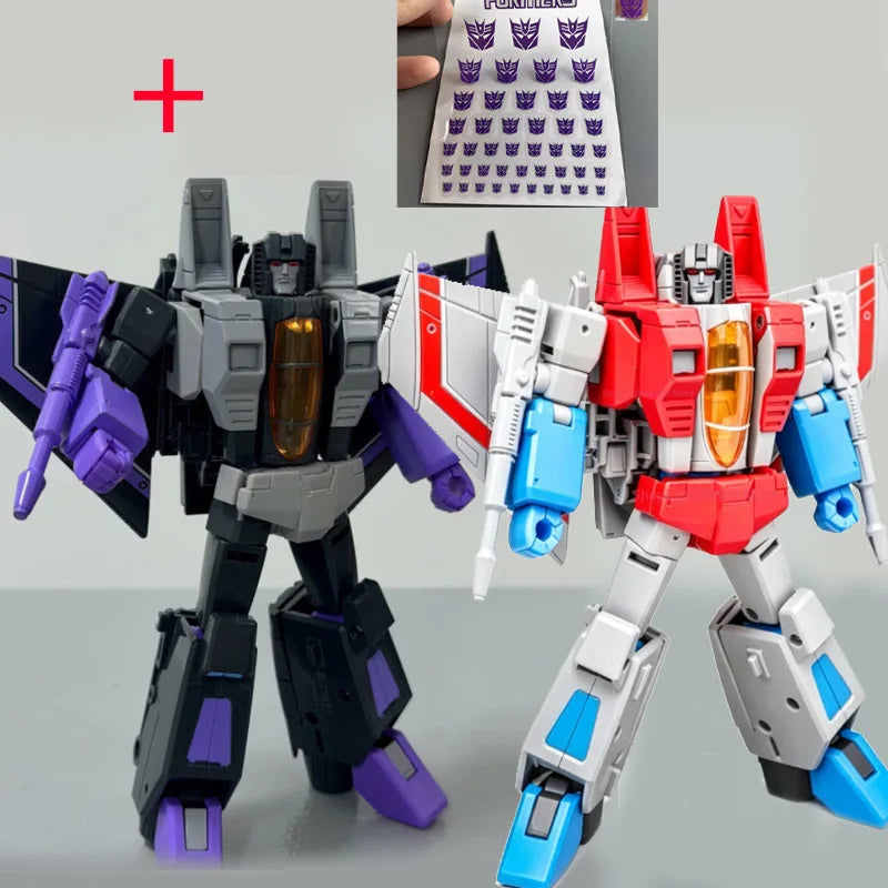 New JCS SS86 Starscream Action Figure KO Transformation Seekers G1 Skywarp Thundercracker Figures 18cm Collection Model Toys