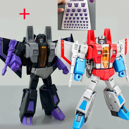 New JCS SS86 Starscream Action Figure KO Transformation Seekers G1 Skywarp Thundercracker Figures 18cm Collection Model Toys
