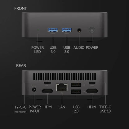 2026 Mini PC Core I9 10980HK Windows 11 Pro Desktop Pc Gaming Computer 16GB 32GB RAM 1/2TB SSD WiFi6 BT5.2 4K HD Gaming Mini PC