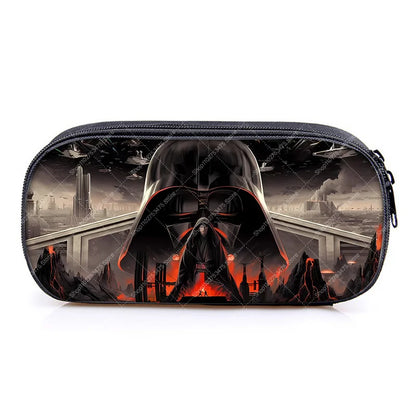 Student Creative Stationery Storage Pouch Accessories Anime Star Wars Cute Pen Case Fashion Printed Pencil Bag School Supplies