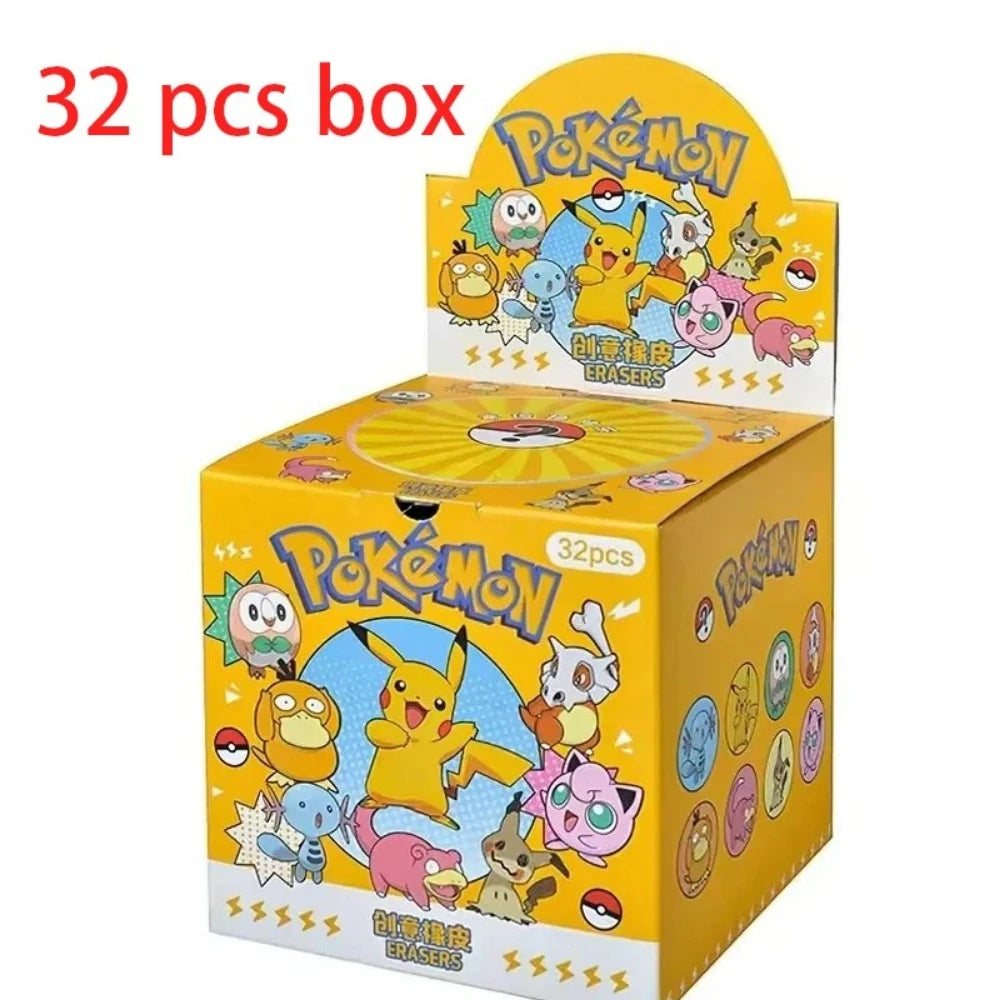 Pokemon Blind Bag Surprise Gift Rubber Cute Cartoon Stationery Lottery Gift