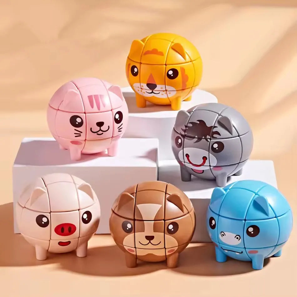 Children's educational toys, alien animal models, cartoons, third-order competitive baby early education birthday gifts