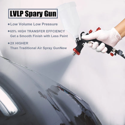 AEROPRO R500 LVLP Air Spray Gun A610 Paint Gun Automotive for House Painting, Car, Furniture, Varnish and Top Coat