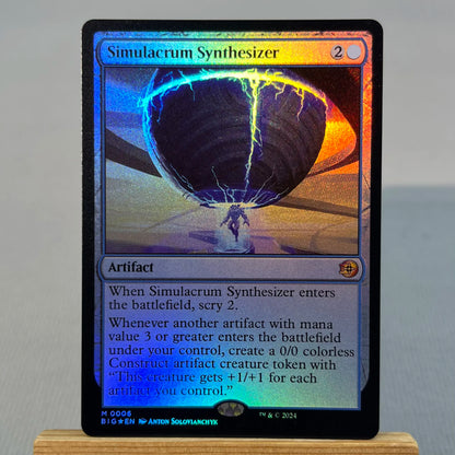 DMU 2XM MH2 BIG WOT LCI FOIL9/001 Tcg Proxy Cards Urza's Saga Rhystic Study Sheoldred, The Apocalypse