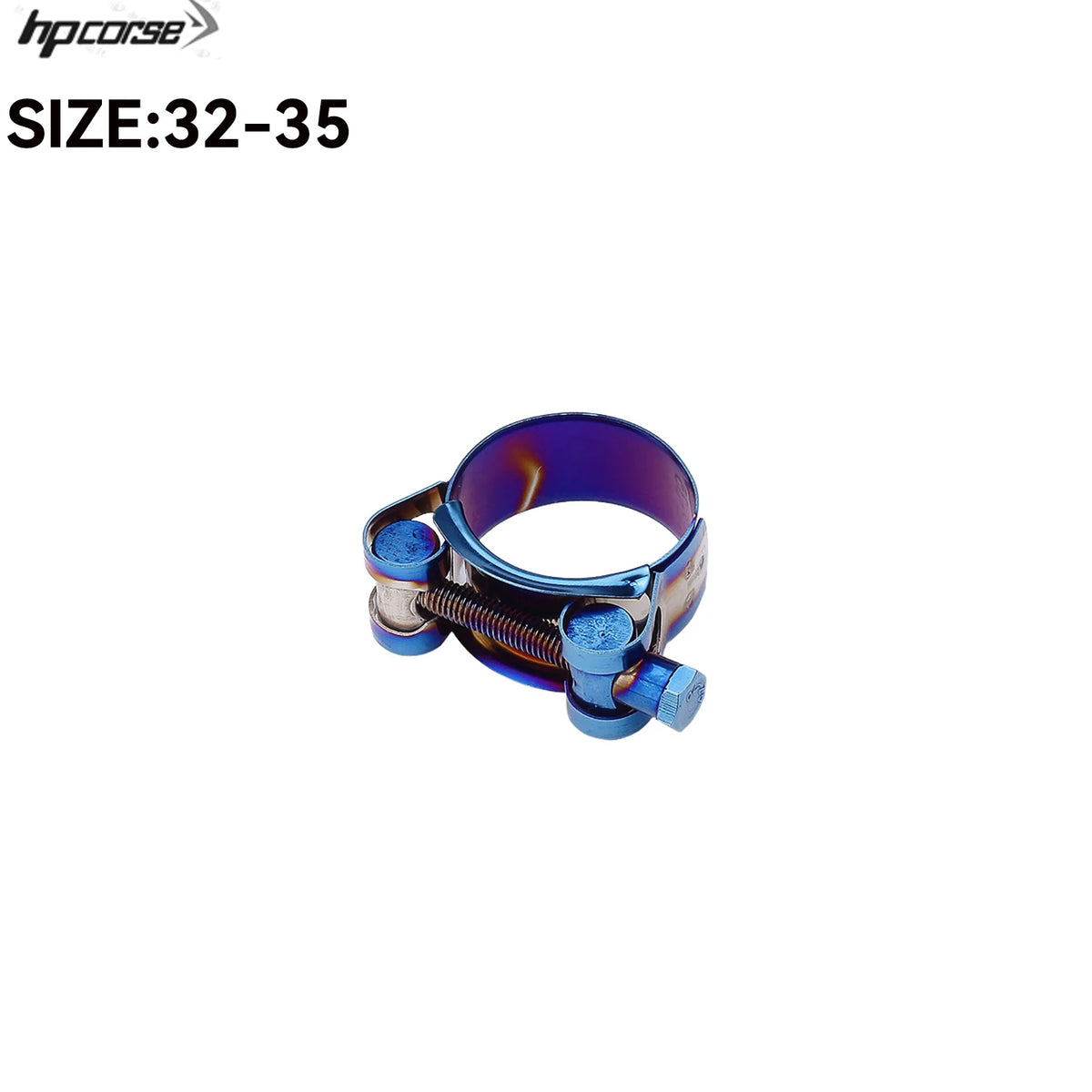 32mm - 85mm Motorcycle Exhaust Clamp Clip Stainless Steel Exhaust Pipe Clamps For Middle Exhaust Connect Fixed Seal Install