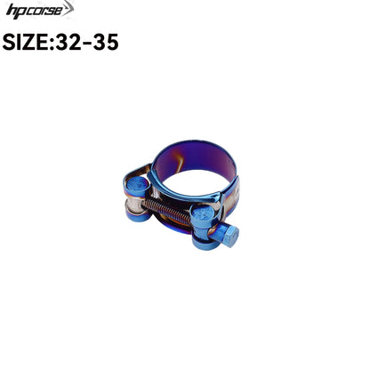 32mm - 85mm Motorcycle Exhaust Clamp Clip Stainless Steel Exhaust Pipe Clamps For Middle Exhaust Connect Fixed Seal Install