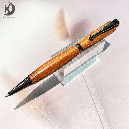 1 PCS 910 Luxury Vintage Slim Sour Wood Ballpoint Pen,Business Office Pen Gift Cool Nice Wooden Gel Pen for Men & Women