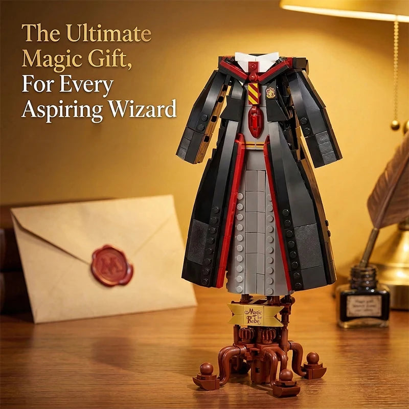 Building Blocks Magic Robe Model Medieval Magic World Creative Blocks Assembly Toys Christmas Gift Adult Brick Decoration 661Pcs