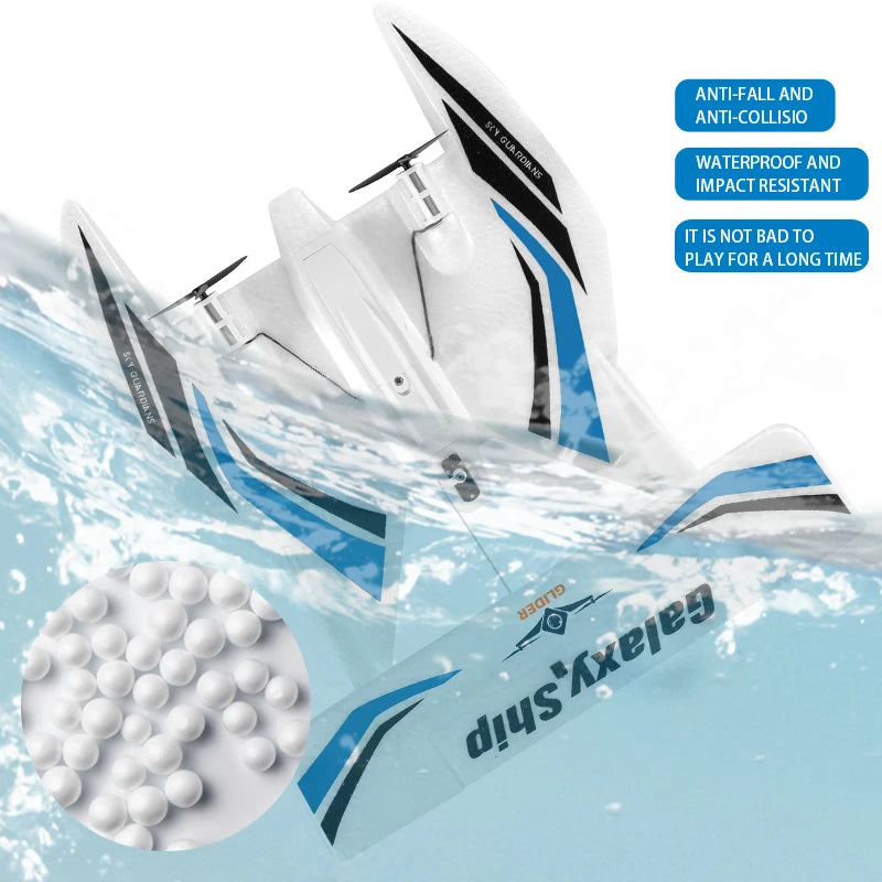 KF603 RC Glider EPP Foam 2.4G 3CH Radio Control Sea And Air RC Plane Water Land Flying Boat Airplane Toys Gift For Boys