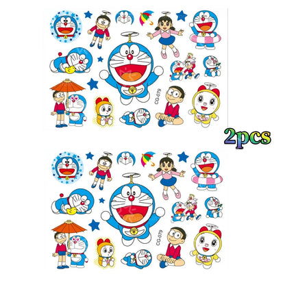 Cartoon Doraemoned Birthday Party Decoration Tableware Cup Plate Tablecloth Napkin Backdrop Cartoon Cat Party Favors Supplies